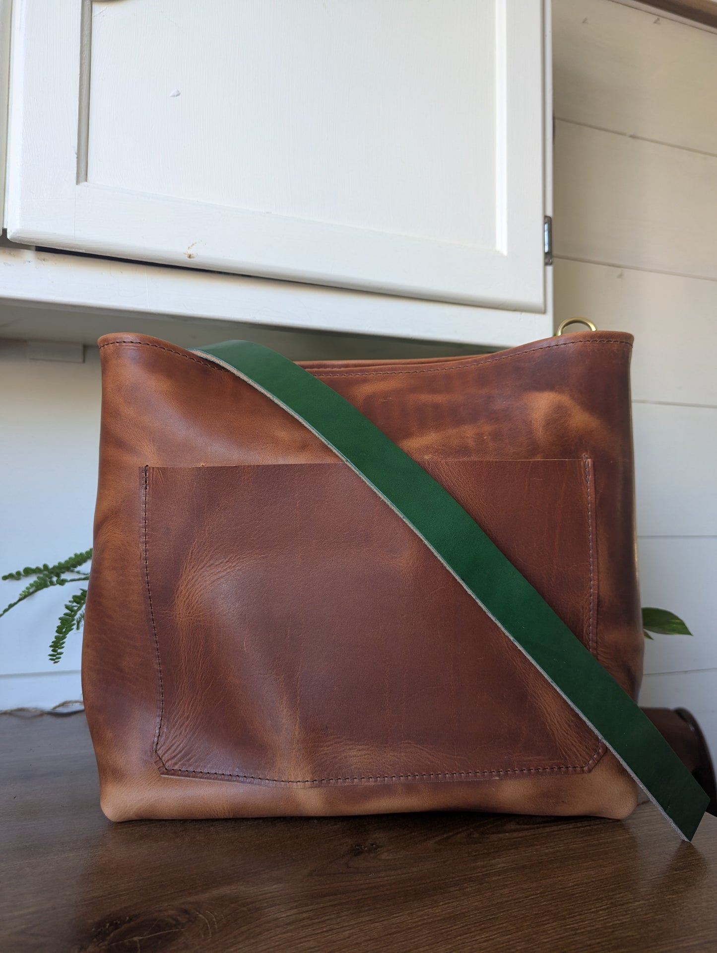 XL Bucket Horween Toasted Coconut