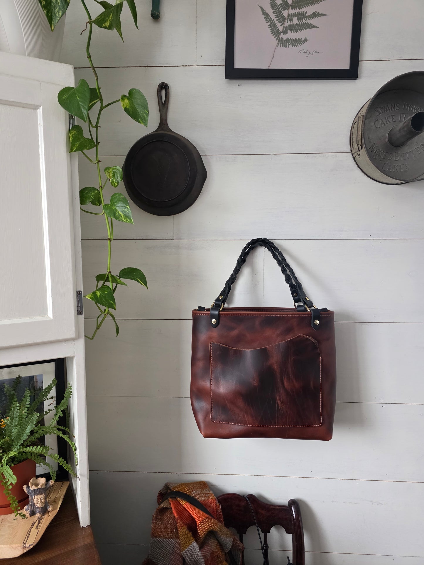 Medium Bucket Bag-Mulberry