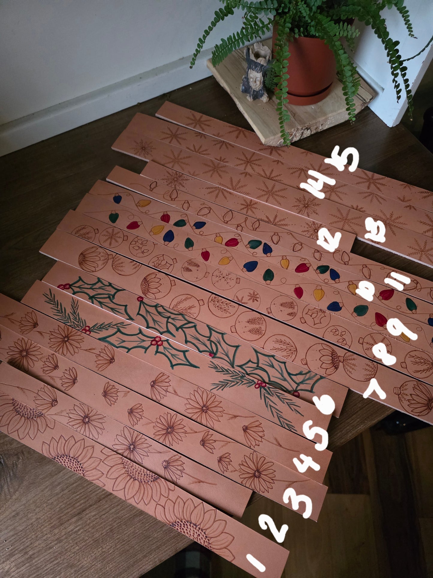 One of a Kind Etched Straps