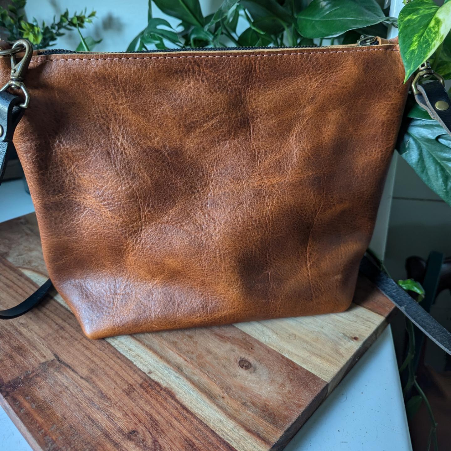 Sun Tea and Black Kodiak Crossbody