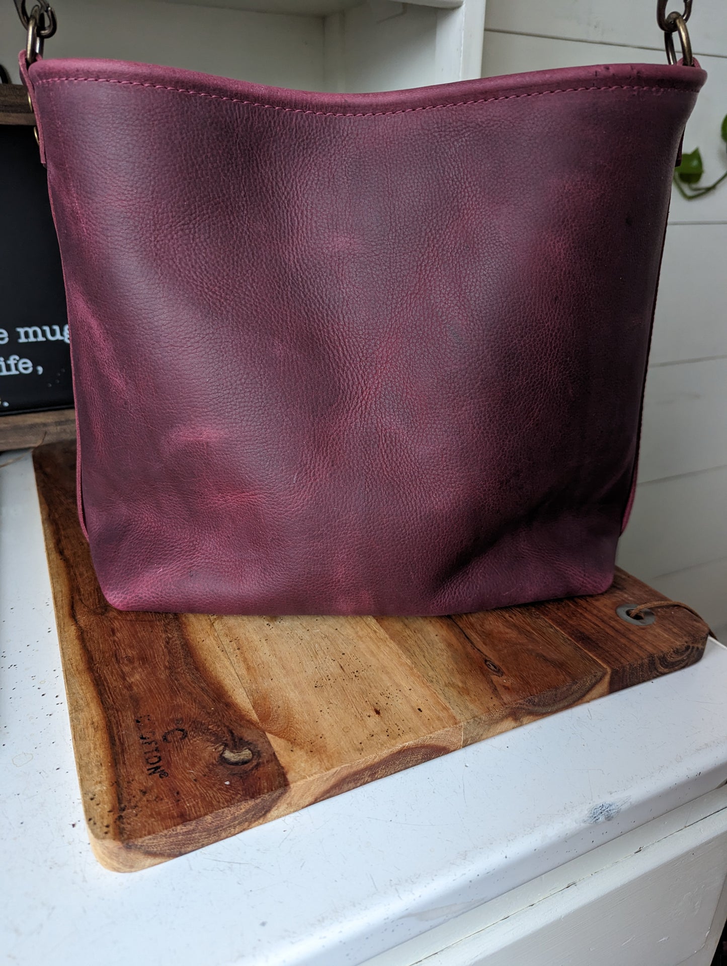 Large Bucket-Purple/Wool