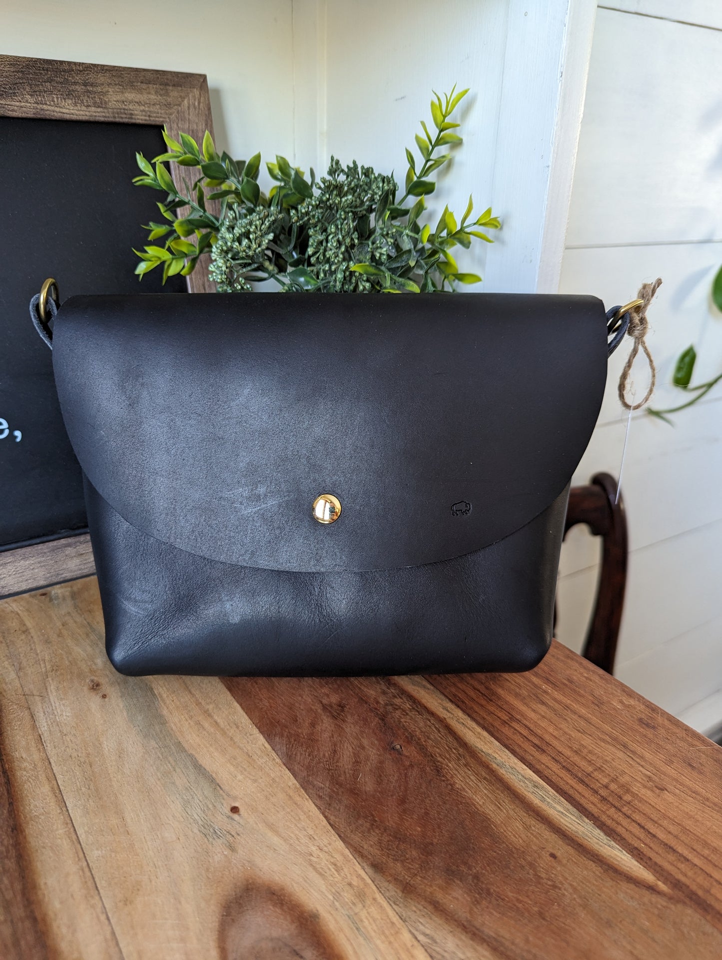 Audrey Crossbody in Smooth Black