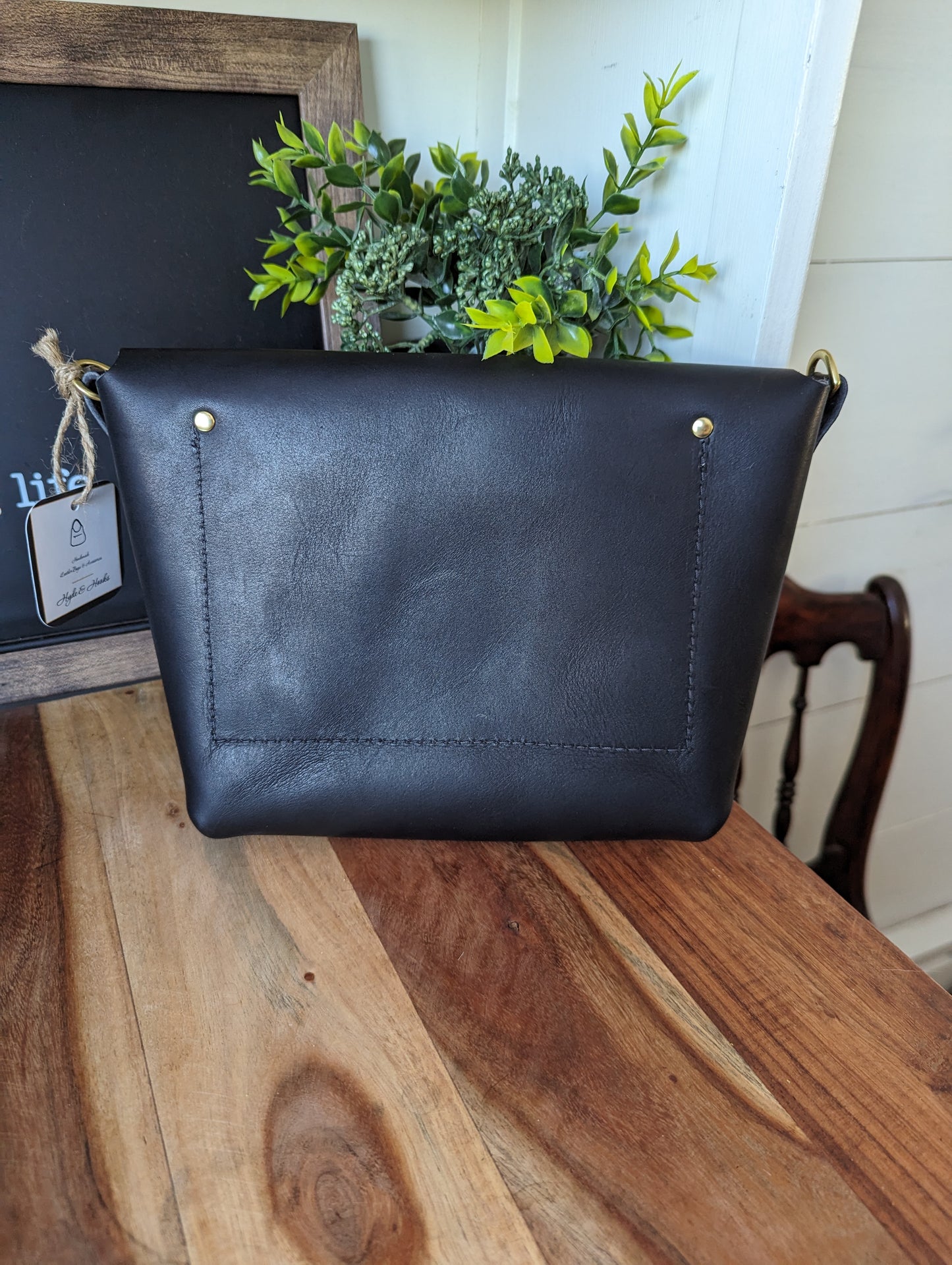 Audrey Crossbody in Smooth Black