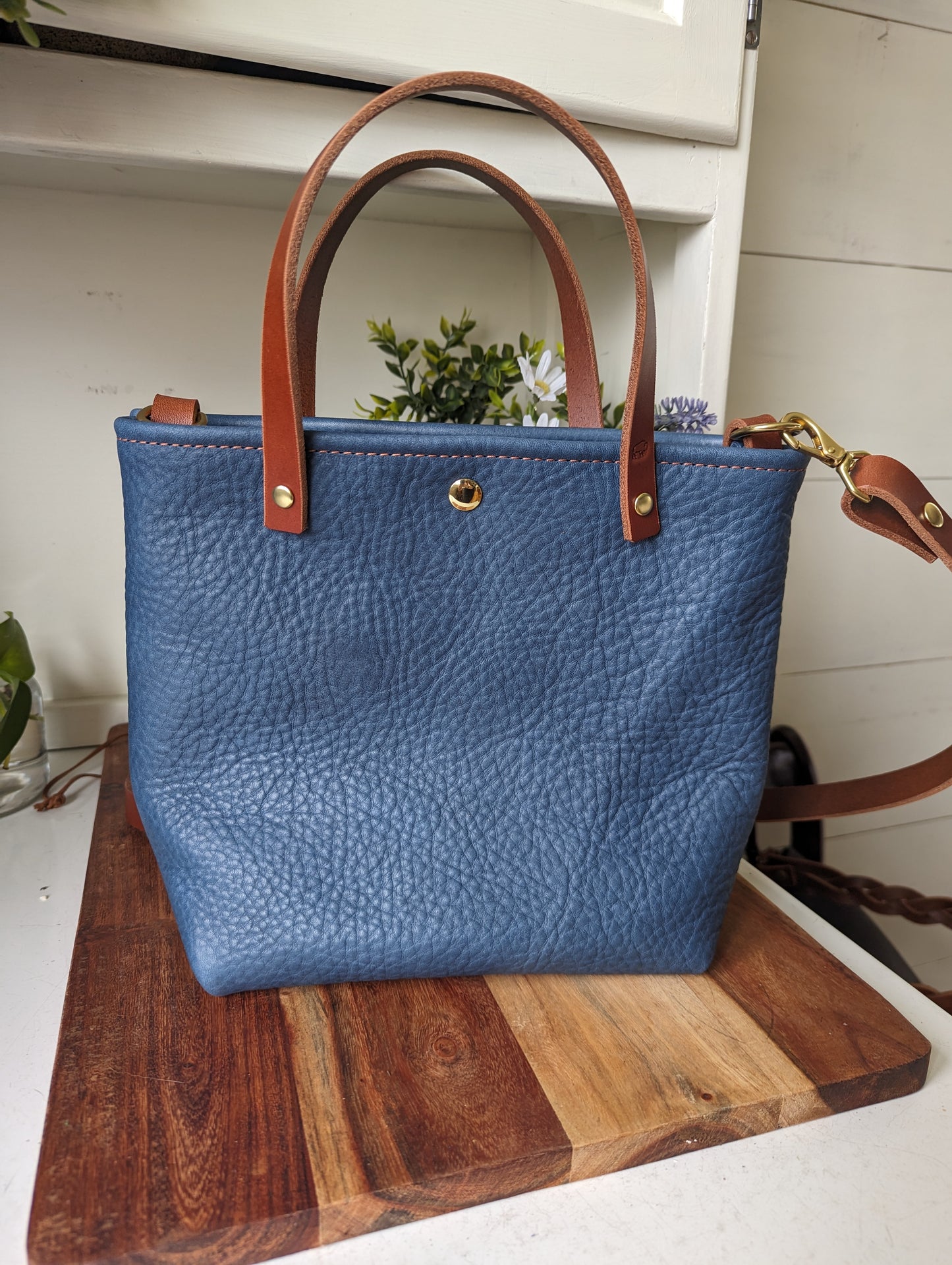 Crossbody in Denim Blue