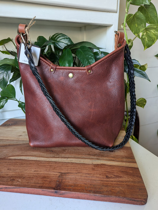 Mini Hobo in Chestnut Brown