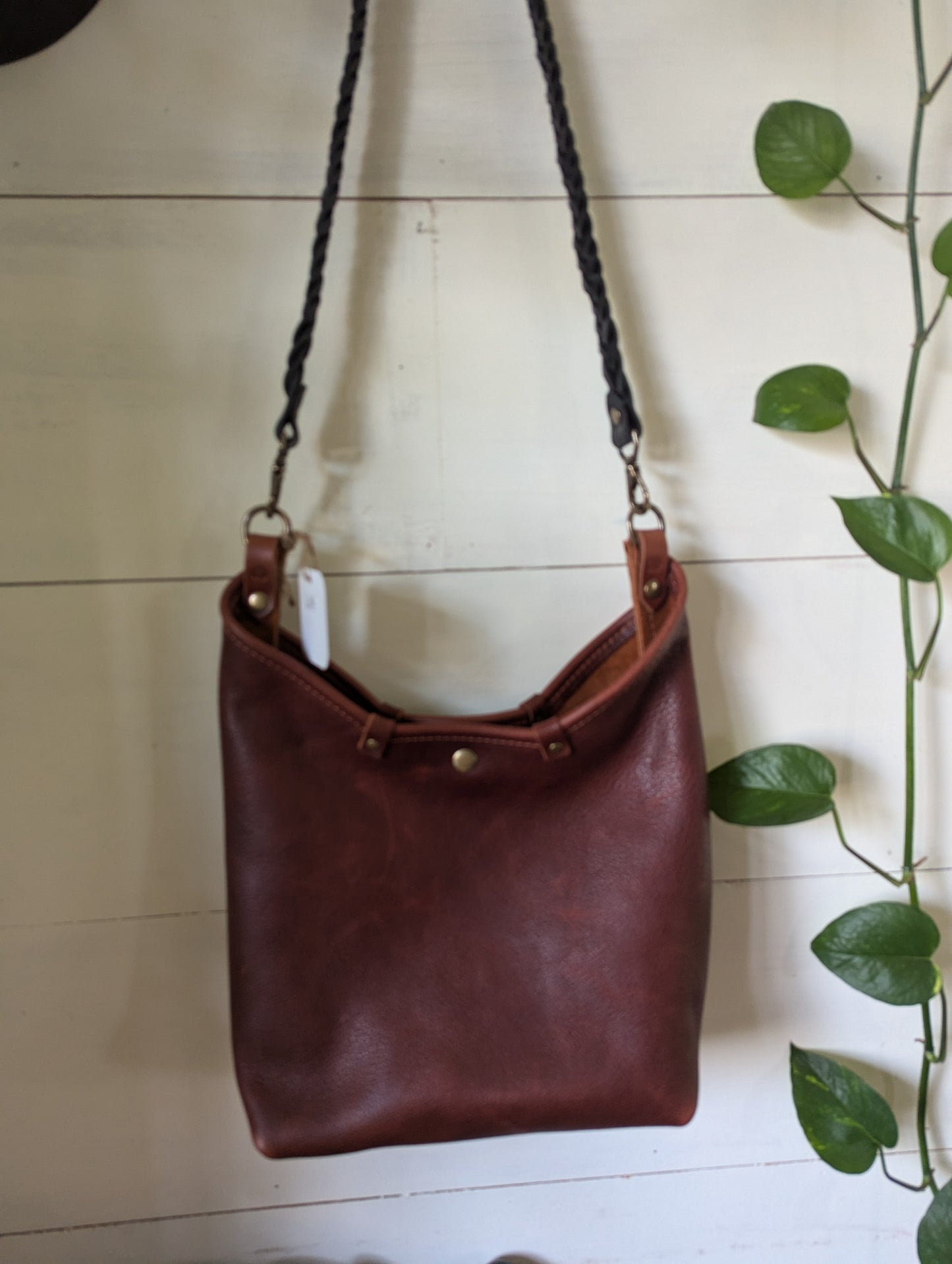 Mini Hobo in Chestnut Brown