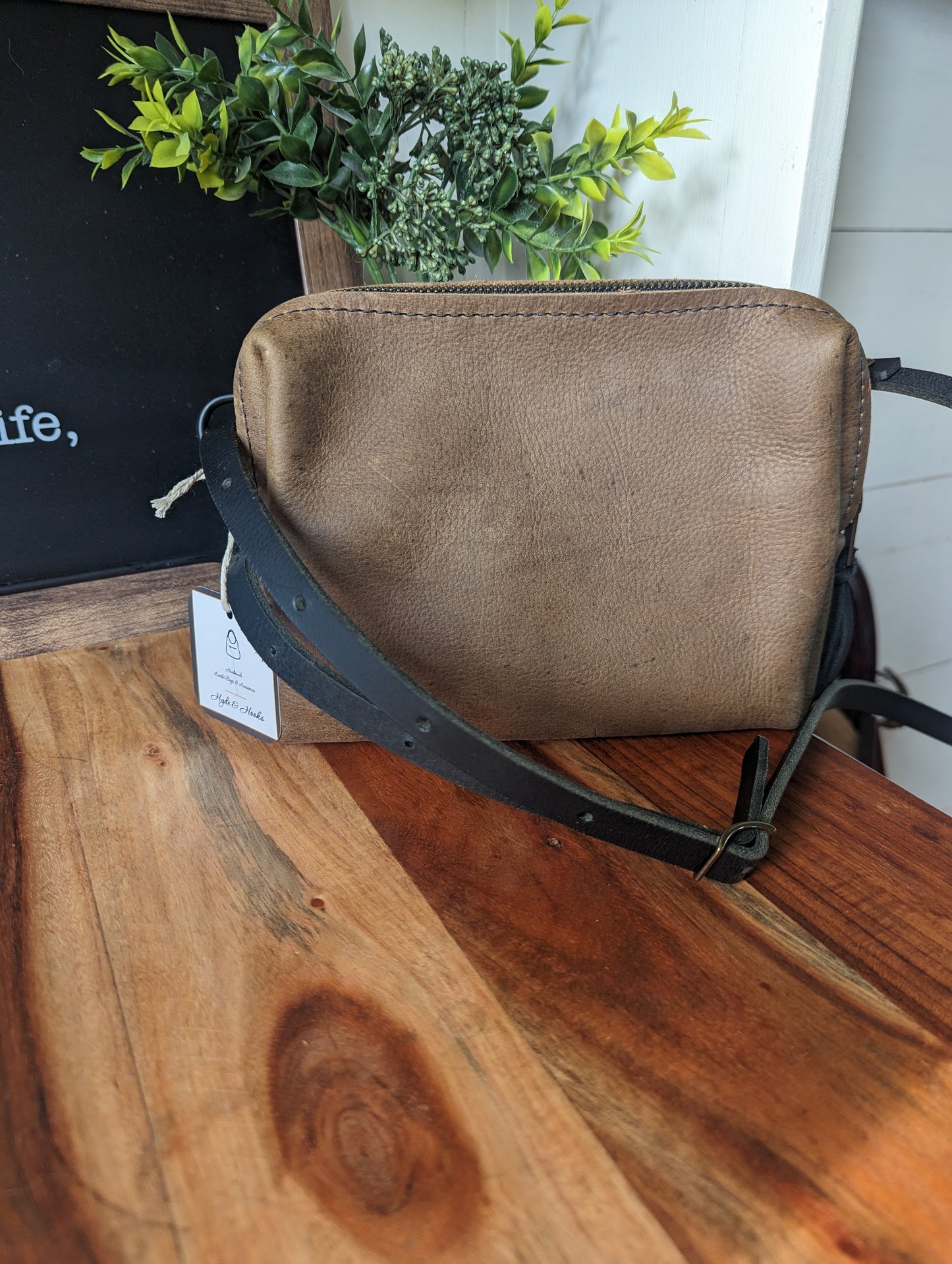 Dark Khaki Sling Bag