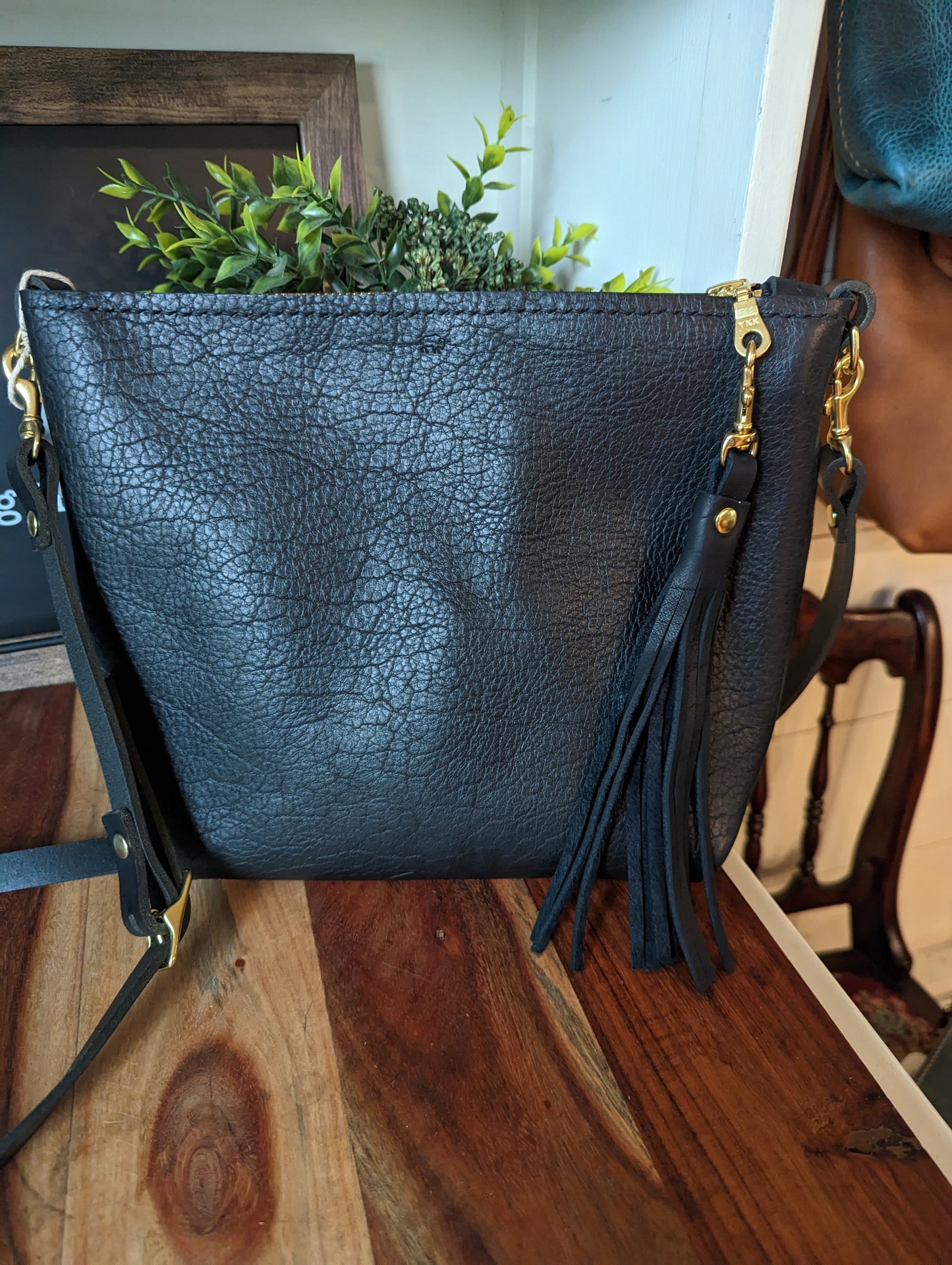 Black Bison Small Crossbody