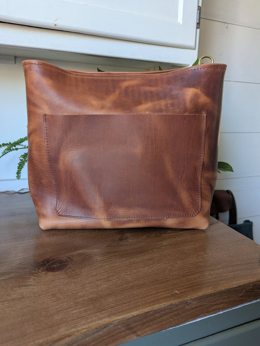XL Bucket Horween Toasted Coconut