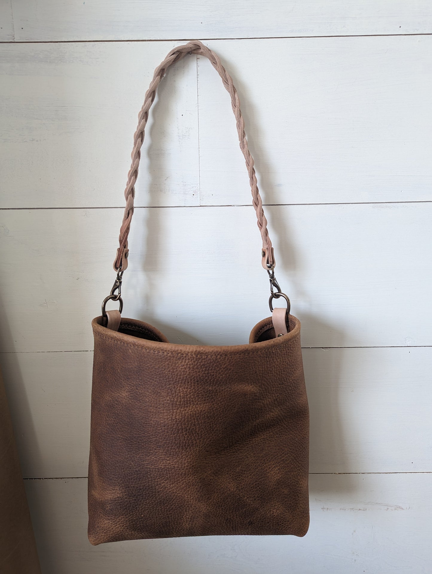 Large Bucket Bag in Cinnamon